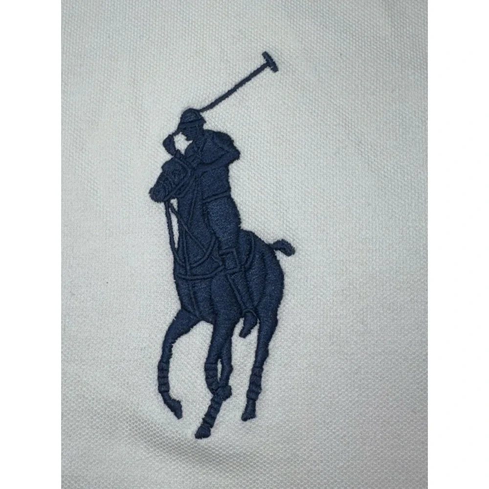 Polo Ralph Lauren Big Pony Polo Men's XXL Embroidered‎ White Shirt
